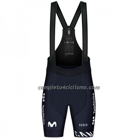 Pantaloncino con bretelle 2023 Movistar Team